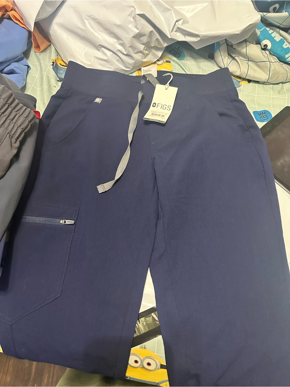 Figs Men’s Navy Drawstring Jogger Pants